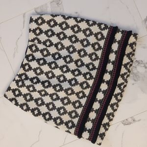 Geometric business casual fun funky high-waisted skirt